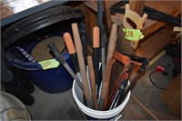Tub, yard tools