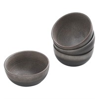 Mikasa Tanner Stoneware 4-Piece Bowl Set - Brown