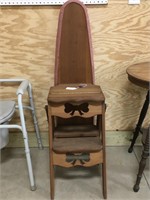 Wood Ironing Board/Step Stool