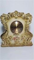 Vtg Marita Amaretto Ceramic Decanter Mantel Clock