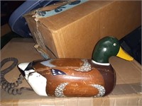 WOODEN DUCK TELEPHONE NOT TESTED