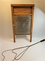 Vintage Washboard & Rug Beater