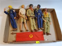 Vintage Boy Scout Action Figures