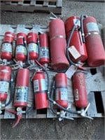 VARIETY OF FIRE EXTINGUISHERS