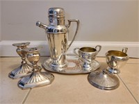 Vintage Tea & Candle Holder Set- S