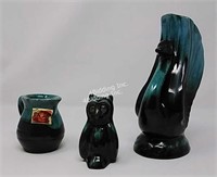 McMaster Pottery & BMP - Swan, Pitcher & Owl - 1