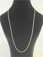 Rope 925 Sterling Silver Chain 18"