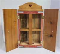 Vintage Coca-Cola Wood Crate with Doors