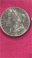 1887 P Silver $1 Morgan Dollar Coin