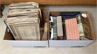 SHEET MUSIC AND BOOKS (2 BOXES)