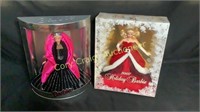 TWO HOLIDAY BARBIES