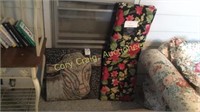 COW WALL HANGING AND BENCH CUSHION