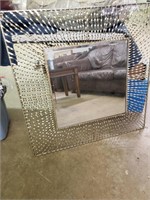 Wall mirror metal frame 3ft x 3ft