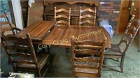 DESOTO DINING ROOM TABLE AND CHAIRS