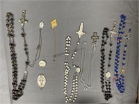 Rosaries and medals