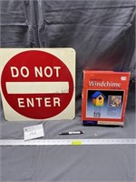 Windchime Craft Kit (new) and DO NOT ENTER sign