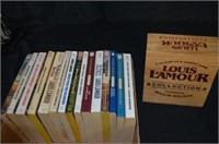 SELECTION OF LOUIS L'AMOUR BOOKS & CD'S