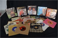 SELECTION OF 28  45' RECORDS -