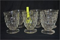 (6) FOSTORIA WATER GLASSES