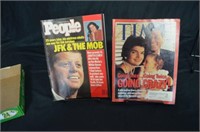 (2) MAGAZINES FEATURING JOHN F KENNEDY - PEOPLE,