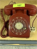 RED ROTARY PHONE