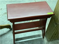 RED BOOK BENCH 21 X 11 X 22