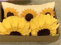 3 SUNFLOWER PILLOWS