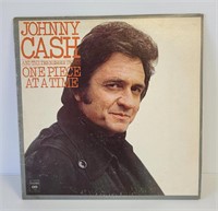 Signed Johnny Cash LP Album "One Piece At A Time"