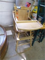 Wood highchair