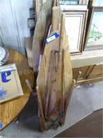 4 wood ironing boards