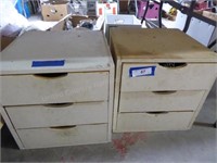 2 storage drawers