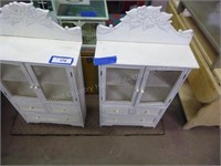 2 doll cupboards