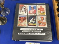 OVER 500 CINCINNATI REDS MLB TRADING CARDS