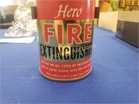 VINTAGE "HERO FIRE EXTINGUISHER" CAN