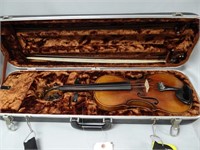 Stradivarius copy violin, 23" l. & another