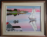 Reflections by Joe Norris, signed,