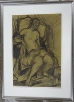 Draped nude by Jean-Paul Jerome,