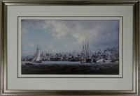 Halifax harbour by Dusan Kadlec, ltd.ed. print,