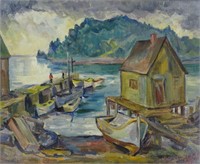 Old Harbour in N.S. by Mary Schneider,