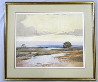 Grazing by Edwin Harris, signed, dated 1940,