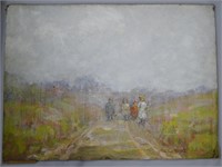 Country road by F. Usher Devoll,