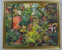 Greenhouse Tangle by Jean Wilkinson, signed,