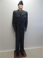 Royal Canadian Air Force uniform on mannequin, 72"