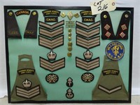 Collection of Canadian Women's Army Corp badges, .
