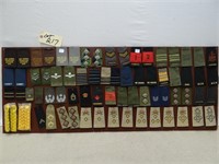 Collection of Canadian military epaulettes