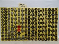 Collection of Canadian Army trade badges and US