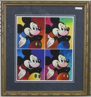 Mickey Mouse Giclee by Peter Max
