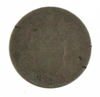 1858 Seated Liberty Silver Half Dime