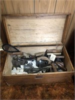 Collection of Antique Tools and Box