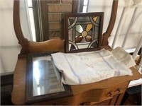 Stain Glass, Mirror, and Linen Produce Bag